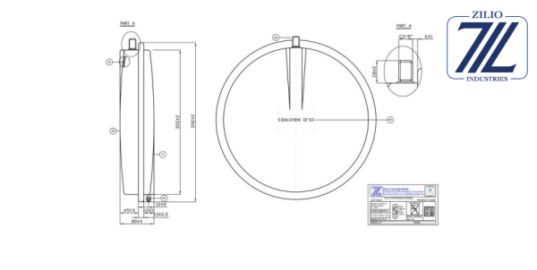 Бак расширительный Zilio 8 литров 3/8" Bosch (аналог Zilmet 13C0000807) — изображение 2