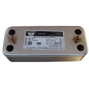 Теплообменник ГВС (16 пластин) Zilmet 17В1901644 Ariston Clas, Clas Evo, Genus, Genus Evo, Genus X, BS, BS II, HS X, Matis, Egis Plus, Cares X, Alteas X 65104333, 65104263, 6510445