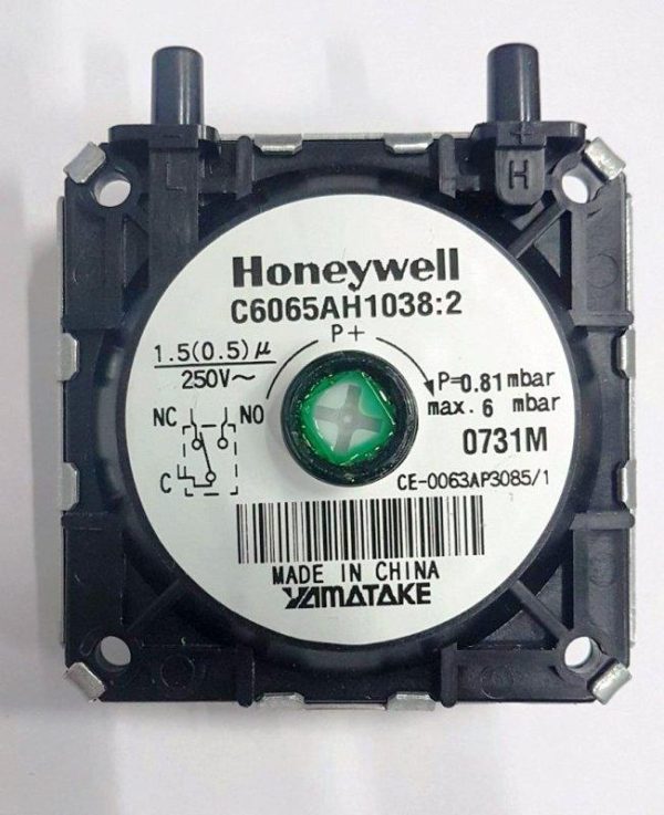 Прессостат (реле давления воздуха) Honeywell 0,81 mbar Hermann Micra, Eura (49001529)