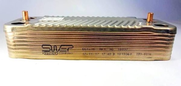 Теплообмeнник ГВС SWEP 16 пл. Protherm Lynx, Jaguar 11, 24 JTV (аналог 17B2071606, D003202285, 0020119605, 0020119606) — изображение 2