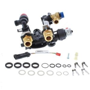 Блок клапана трехходового (правый гидроблок) Saunier Duval Isofast E A H-MOD S1025500