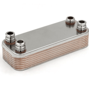 Теплообменник ГВС 14 пластин Vaillant Turbomax Pro/ Plus, Atmomax Pro/ Plus (аналог 065131, 065110, 0020073795, Zilmet 17B1901215)