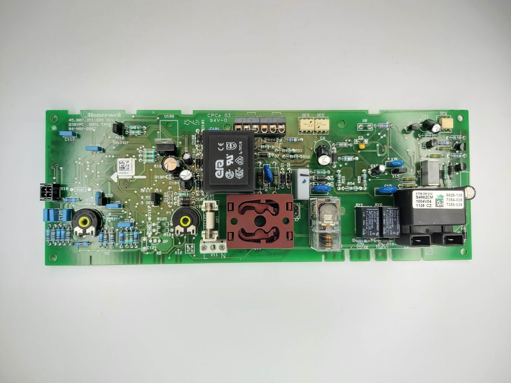 Плата управления Honeywell S4962CM1004V04U Junkers Euroline ZW 23-1, ZS23-1, ОW23-1 8708300212 — изображение 3