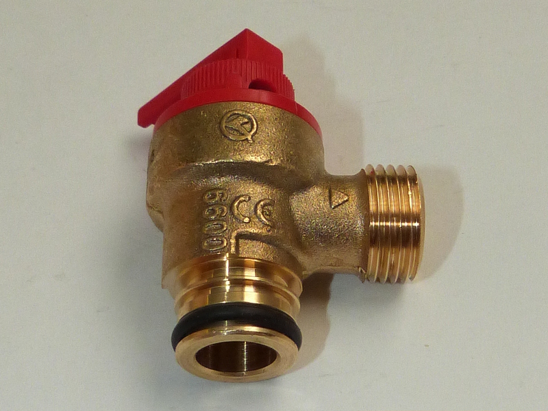 Клапан предохранительный 3 бара Vaillant atmoTEC pro/plus, turboTEC pro/plus, mini R1 178985 (аналог 0020014173, S1006700)