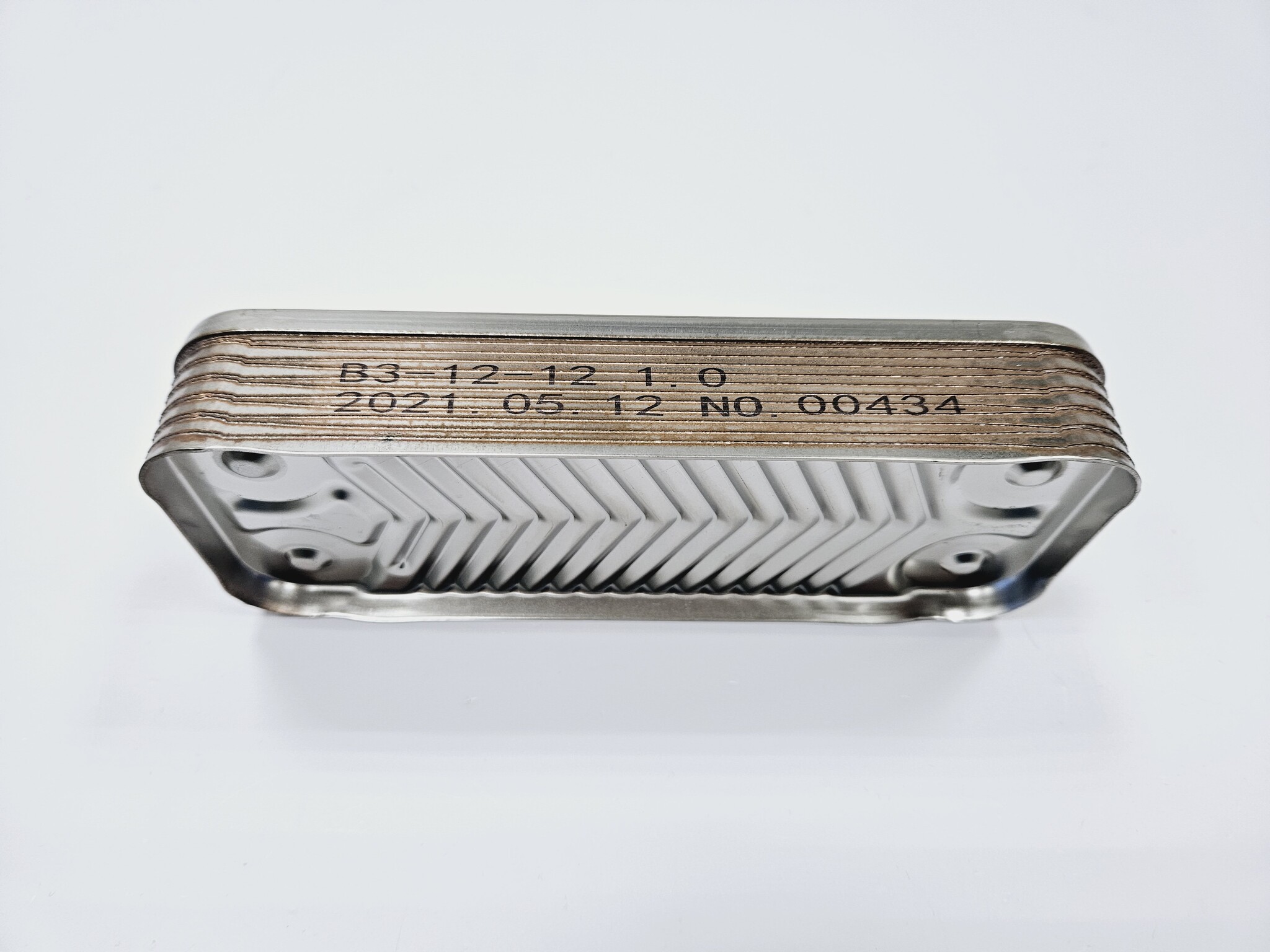 Теплообменник ГВС (12 пластин) Beretta City 24 CAI/CSI (аналог R8036) — изображение 2