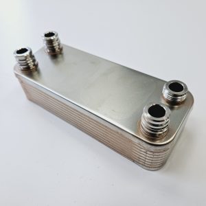 Теплообменник ГВС 16 пластин Vaillant Turbomax Pro/Plus, Atmomax Pro/Plus (аналог 065131, 065110, 0020073795, Zilmet 17B1901215)