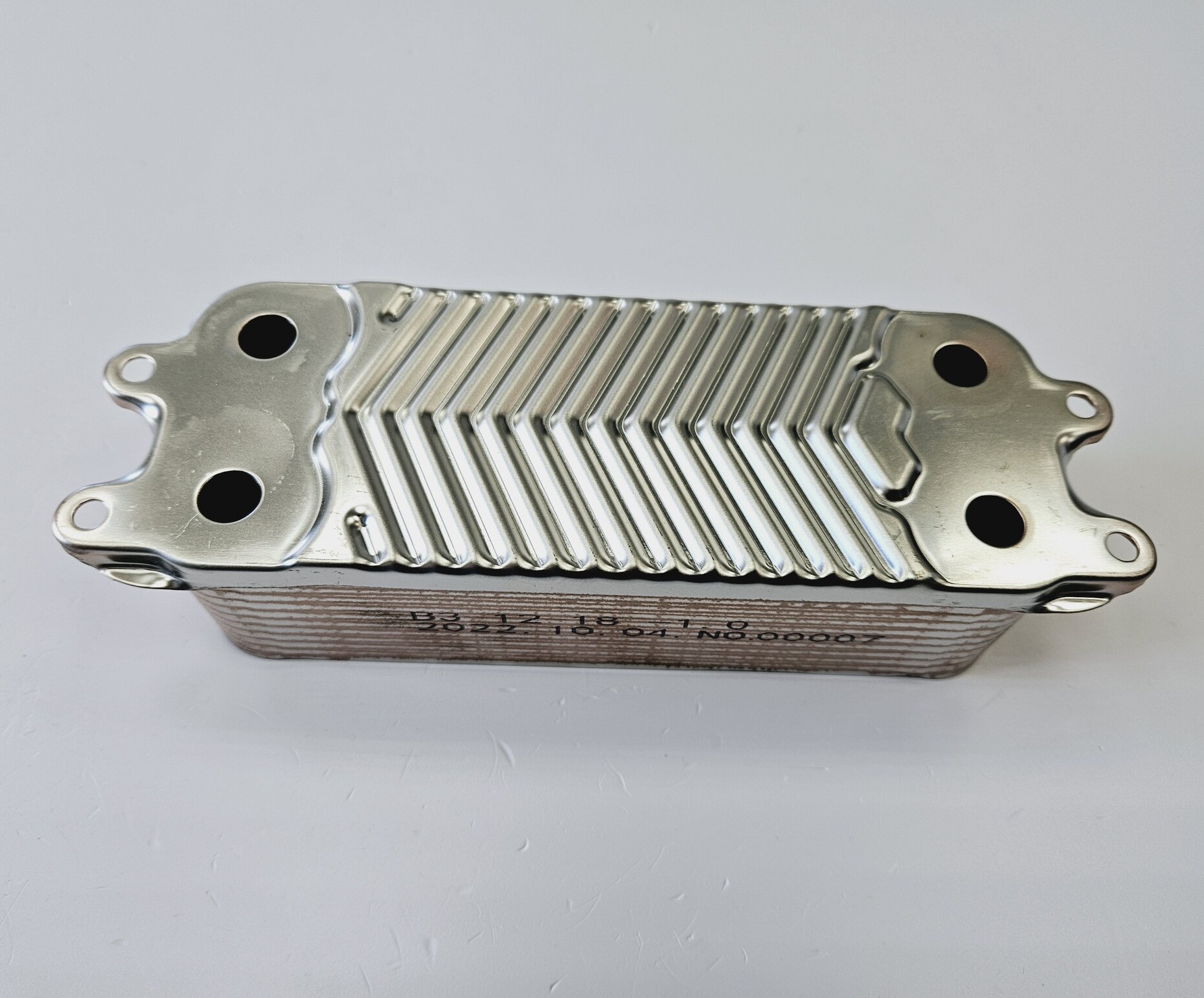 Теплообменник ГВС 19 пластин Vaillant Atmo Tec Plus, Eco Tec Pro, Eco Tec Plus, Eco Compact (аналог 0020038572, старый код178973) — изображение 4