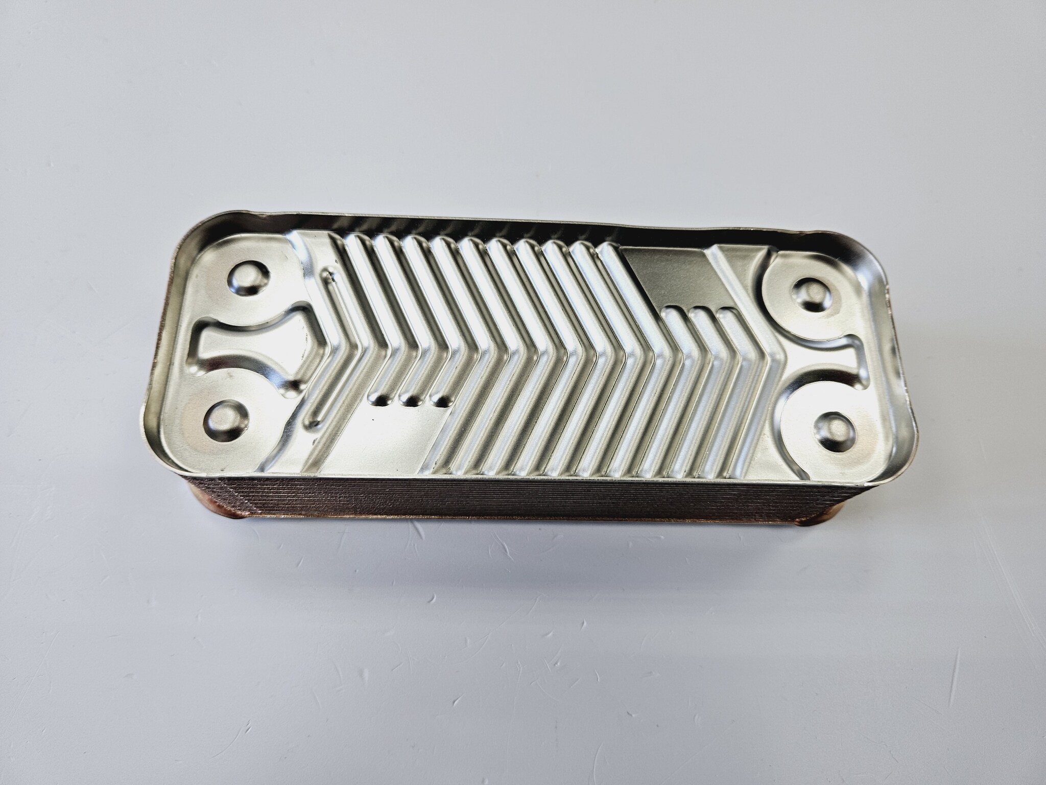 Теплообменник ГВС 19 пластин Vaillant Atmo Tec Plus, Eco Tec Pro, Eco Tec Plus, Eco Compact (аналог 0020038572, старый код178973)