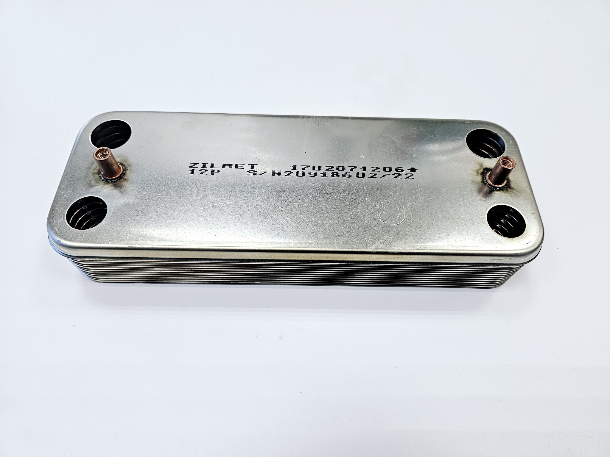 Теплообменник ГВС Demrad на все модели (12 пластин) D003200027 — изображение 3