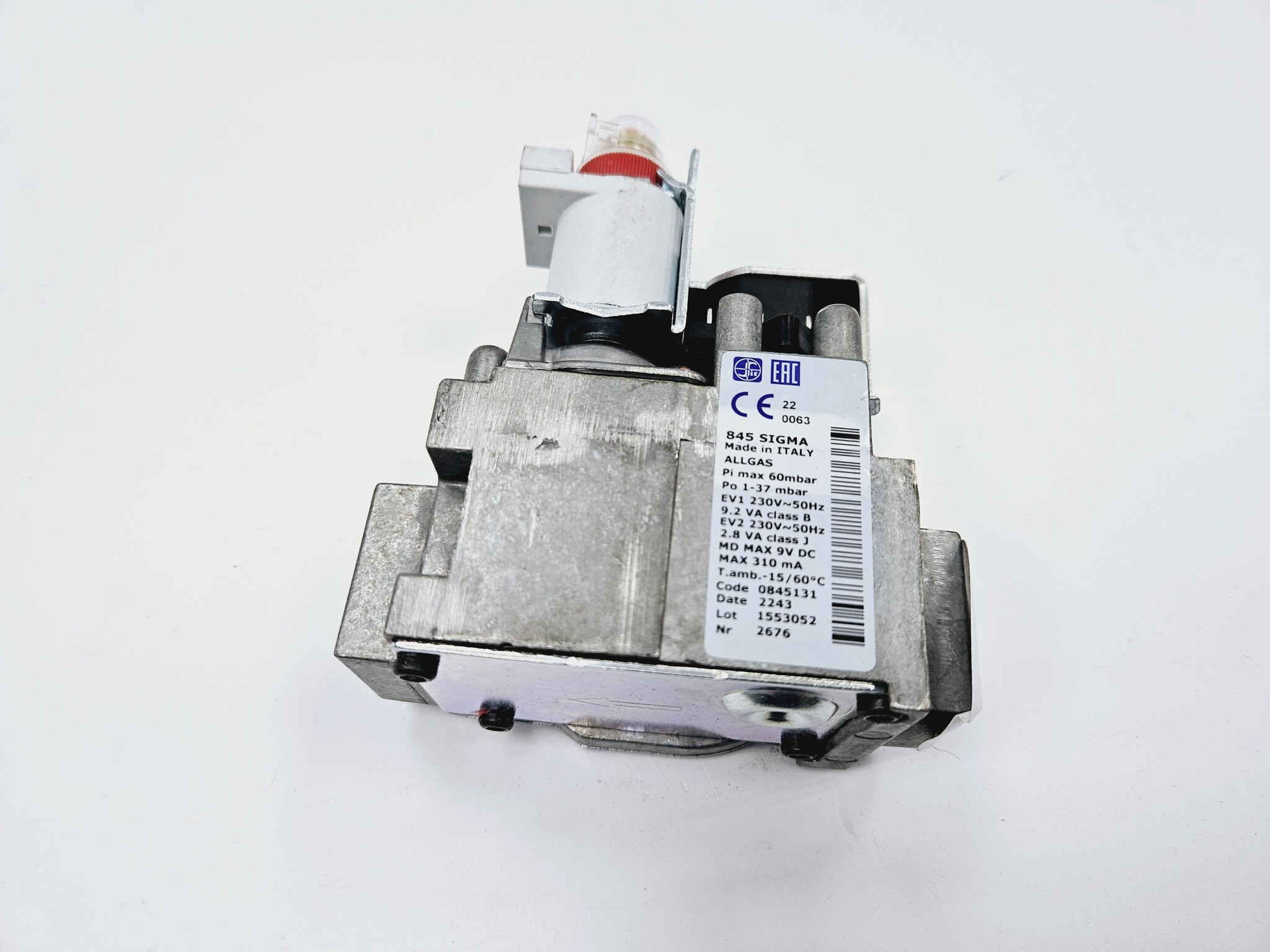 Клапан газовый SIT SIGMA 0.845.048, 0.845.131 (фланец) Westen Pulsar D, Quasar D, Star 5653610