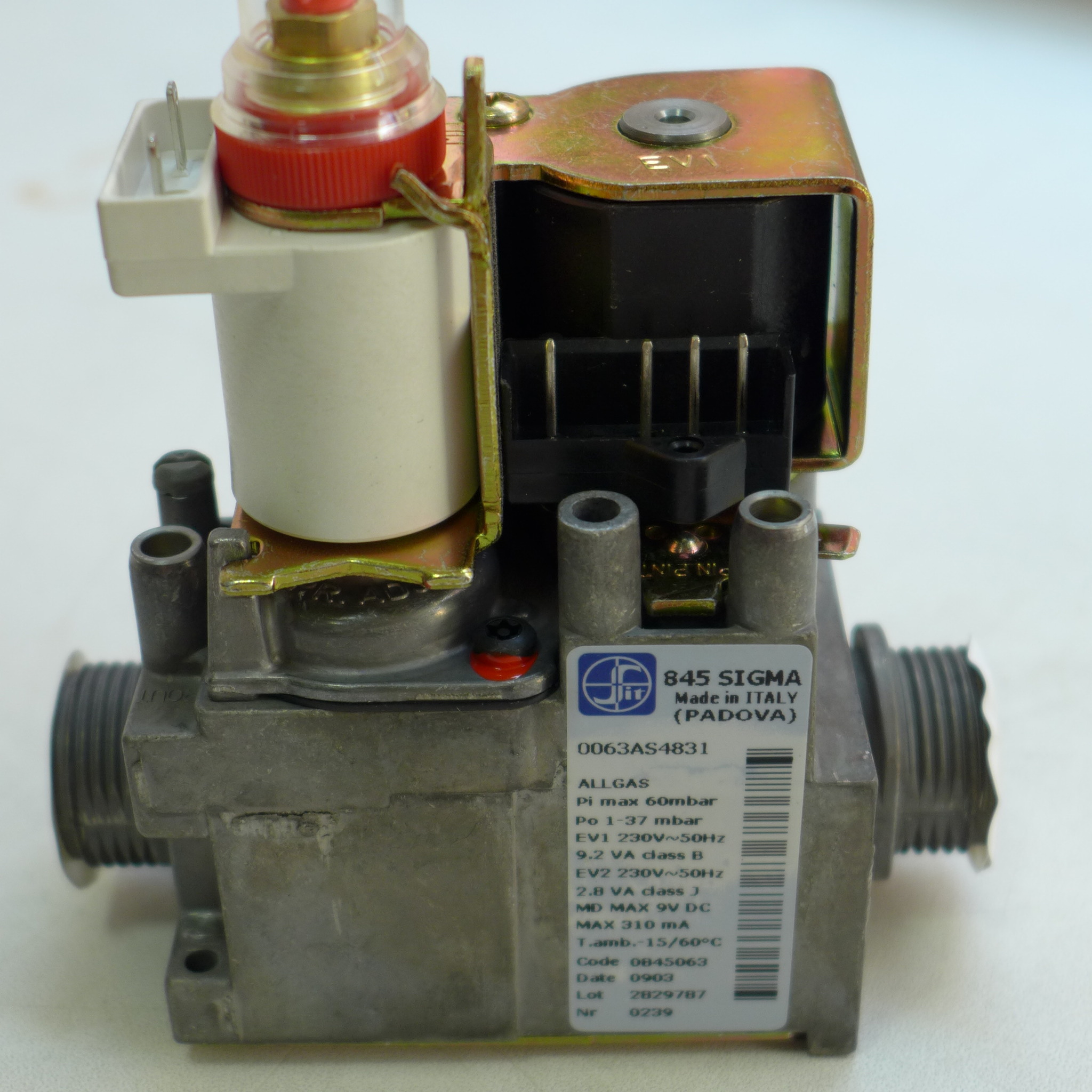 Клапан газовый SIT SIGMA 0.845.063 Westen Pulsar, Quasar, Boyler