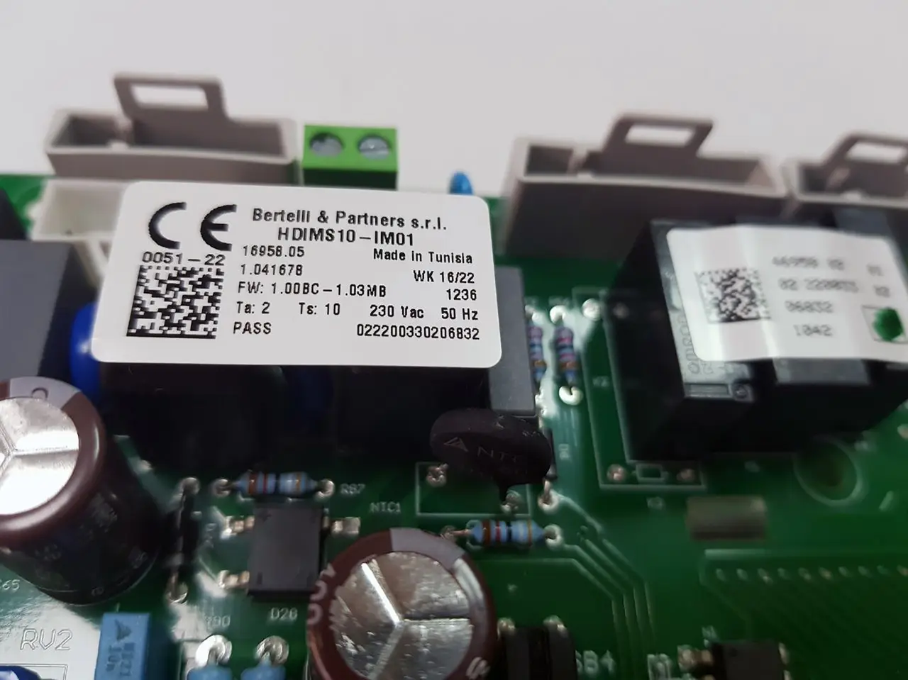 Плата управления HDIMS10-IM01 Immergas Victrix 26 2I 3.029202, 1.038389, 1.030888, 1.034123 — изображение 2