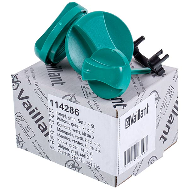 Ручки зеленые (комплект) Vaillant MAX Pro-Plus 114286 — изображение 3
