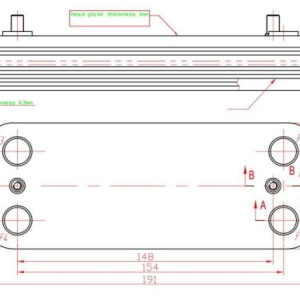 Теплообменник ГВС (12 пластин) Beretta City 24 CAI/CSI (аналог R8036)