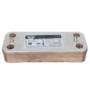 Теплообменник ГВС (вторичный) 14 пластин Zilmet 17B1901200 Chaffoteaux Elexia, Mira (аналог 995945, R8036)