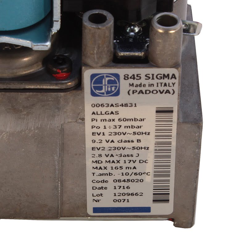 Клапан газовый 845 SIT SIGMA (под фланец) Chaffoteaux Pigma, Alixia, Talia, Niagara C 0.845.107 — изображение 2