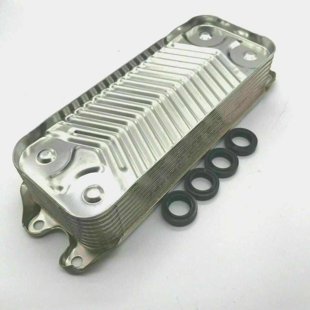 Теплообменник ГВС (19 пластин) Protherm Гепард v19, Лев v18, Пантера v18, v19 0020038572 — изображение 2