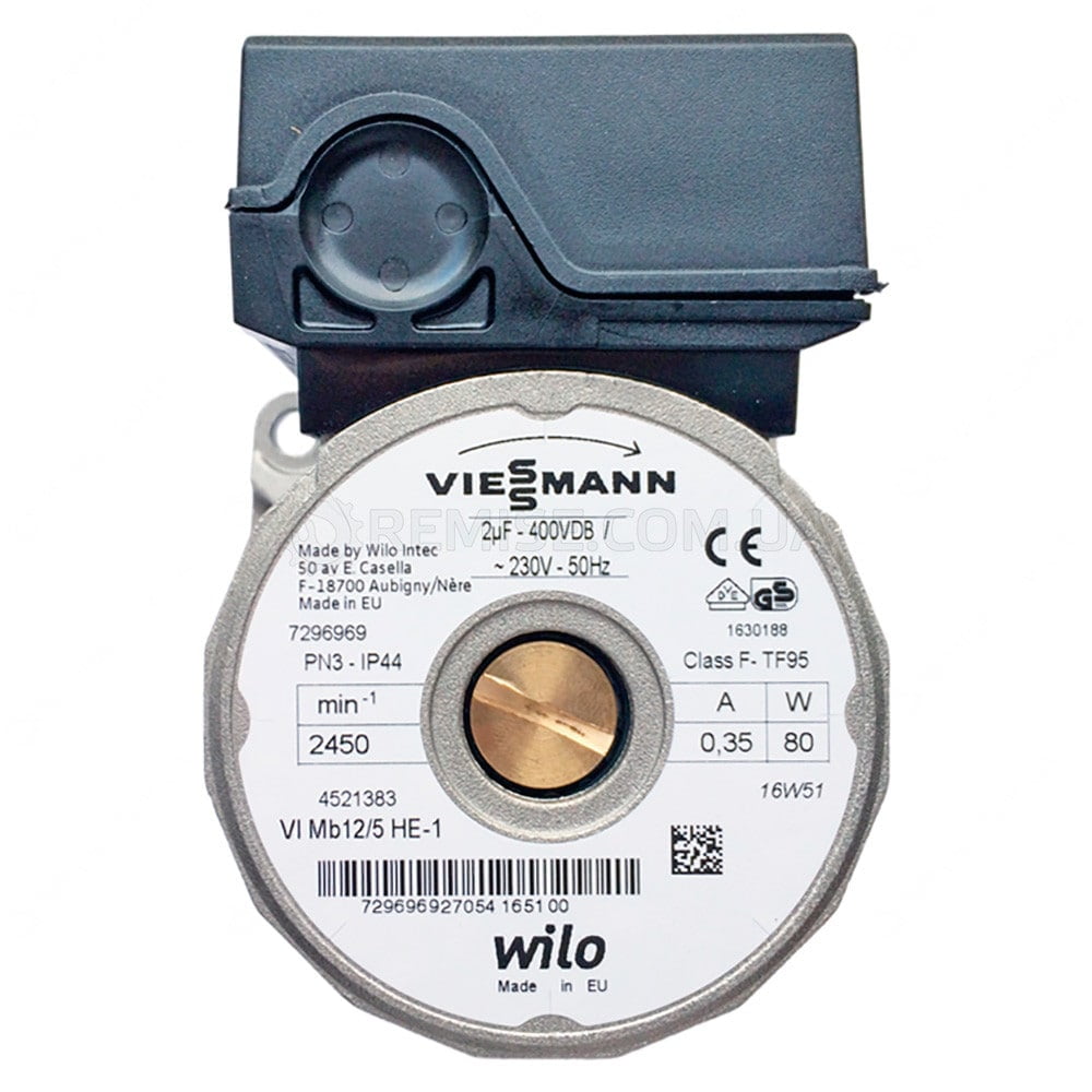 Двигатель насоса Vimb 12/5-1 HE Viessmann WH1B 7830453