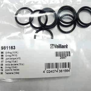 Уплотнительное кольцо (15 x 2 мм) теплообменника ГВС Vaillant MAX Pro-Plus (10шт.) 981163
