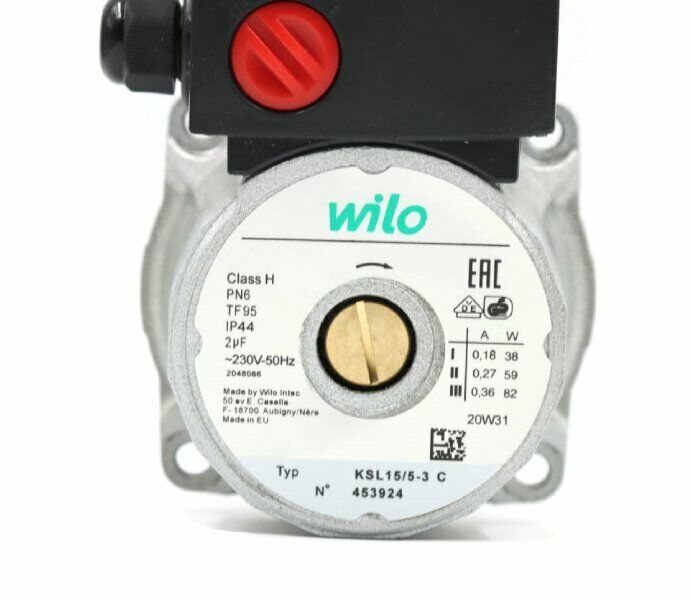 Насос Wilo Vaillant, Fondital, Viessmann, Biasi, Protherm, Ferroli, Nova Florida KSL15/5-3C