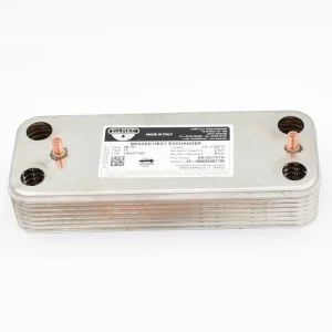 Теплообменник ГВС 14 пластин Baxi/Westen до 2014 г.в. (Zilmet 5686680)