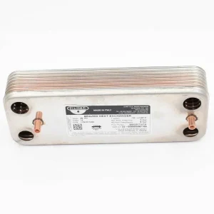 Теплообменник ГВС 16 пластин Baxi/Westen до 2014 г.в. (Zilmet 5686680)