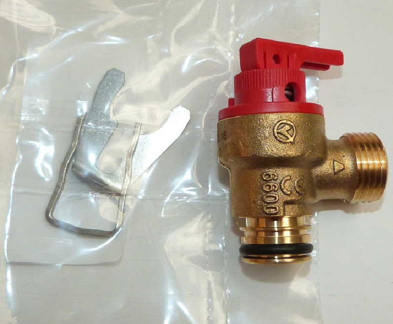 Клапан предохранительный 3 бара Vaillant atmoTEC pro/plus, turboTEC pro/plus, mini R1 178985 (аналог 0020014173, S1006700) — изображение 3