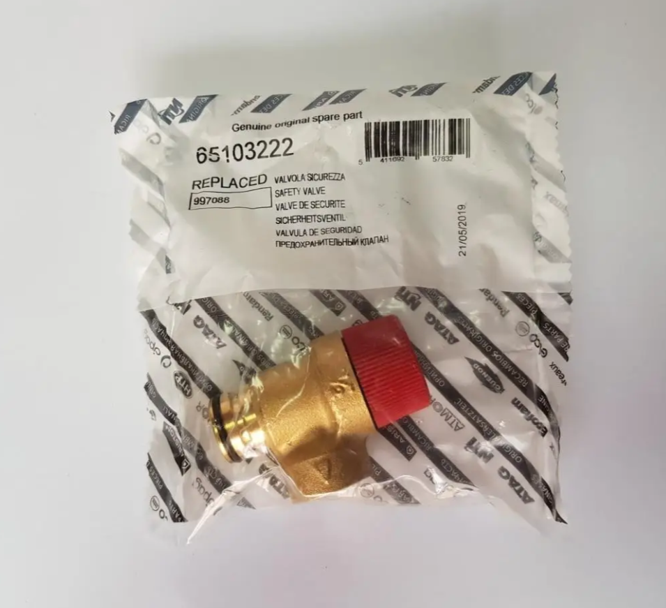 Предохранительный клапан Ariston Uno, Microgenus Plus 65103222, 99708 — изображение 3