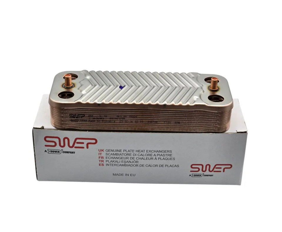 Теплообменник ГВС Swep (16 пластин) Viessmann Vitopend 100 WH1D, Vitodens 100 WB1B 7828745 — изображение 5